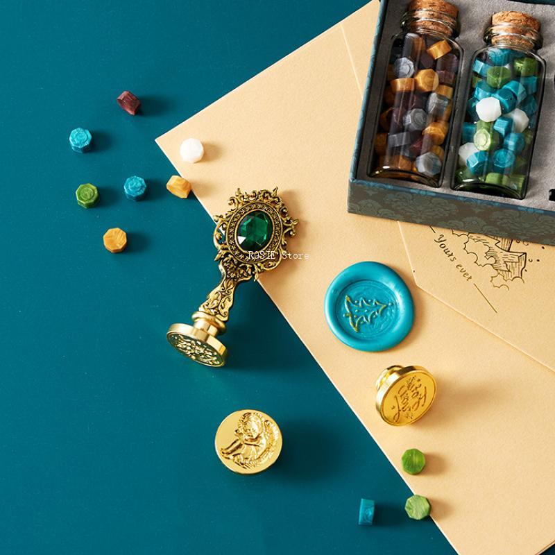 Set di timbri per sigillo di c - Wax Seal Stamp Set recensione e prezzo